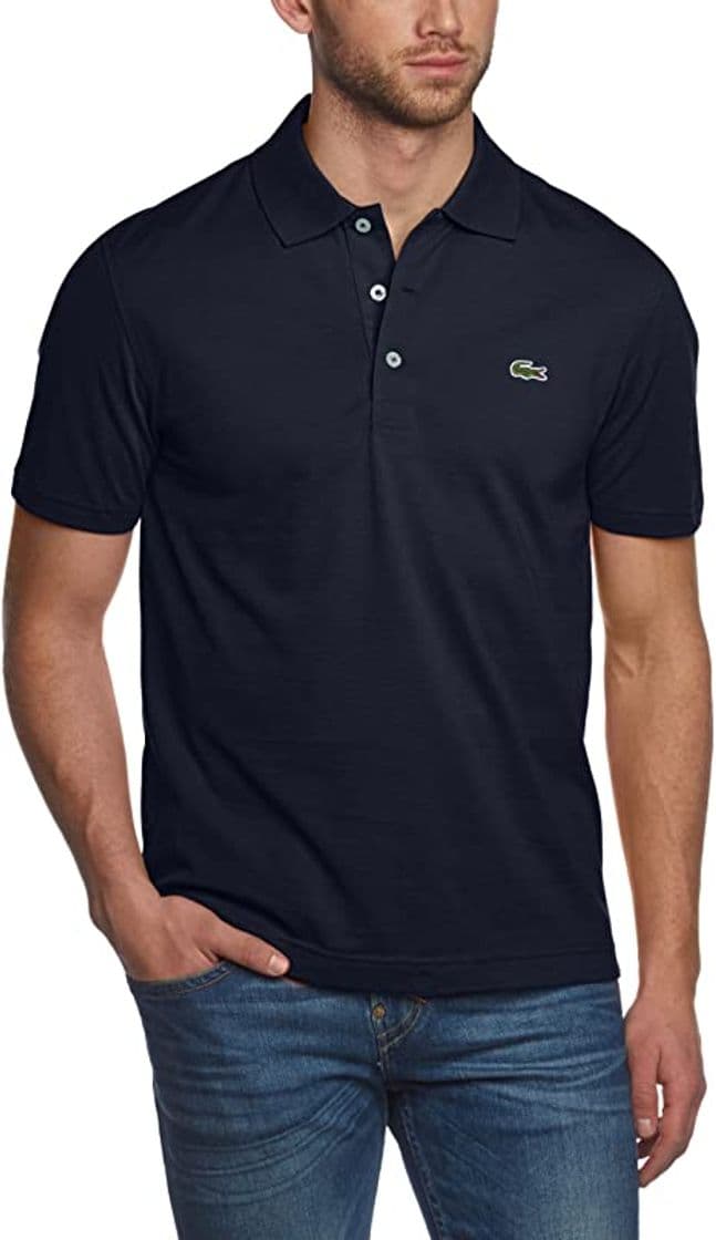 Product Lacoste L1230, Polo de Manga Corta para Hombre, Azul