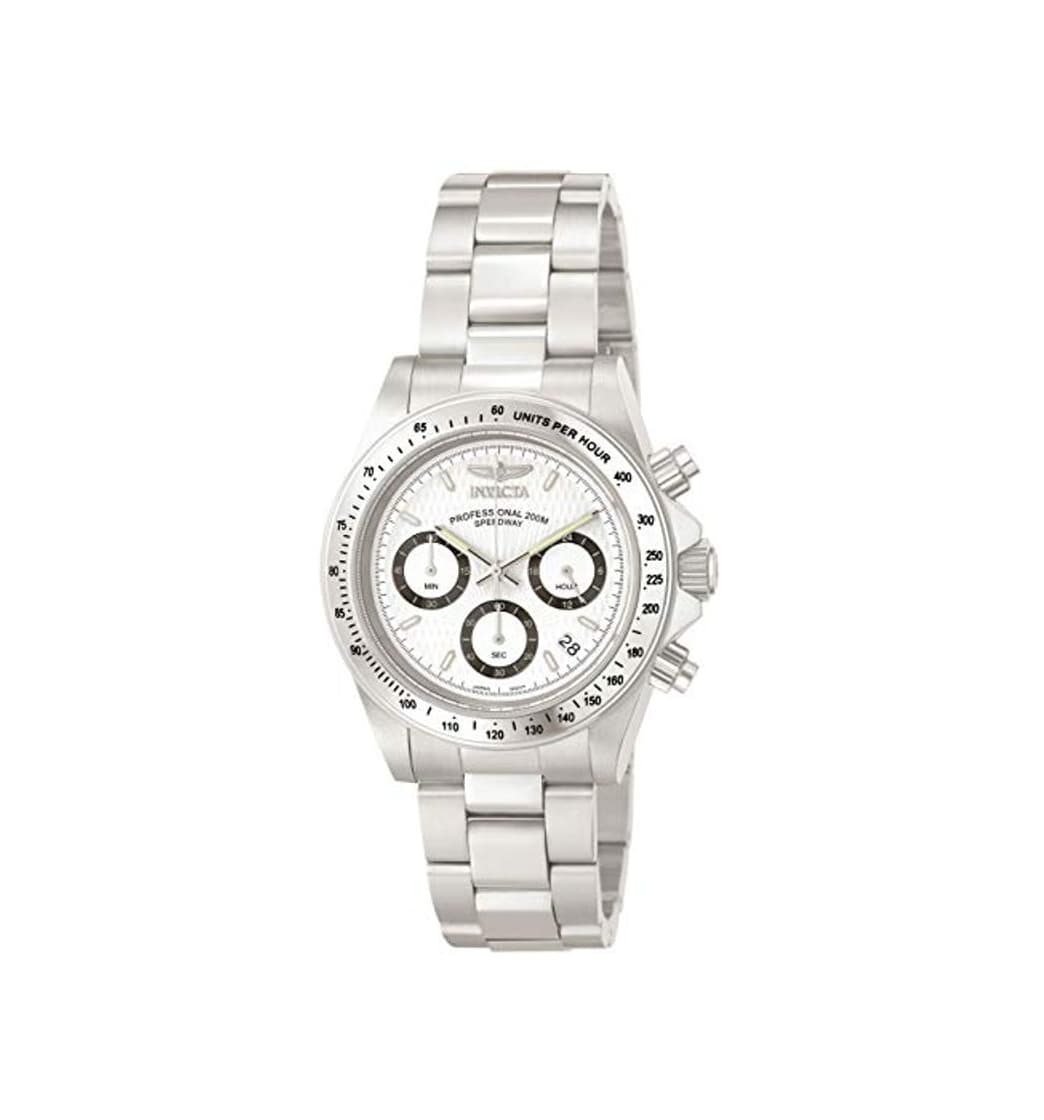 Product Invicta 9211 Speedway Reloj Unisex acero inoxidable Cuarzo Esfera blanco