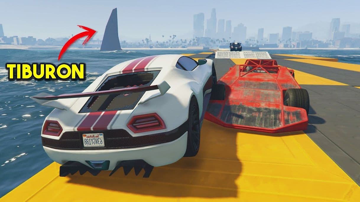 Fashion CARA A CARA TIBURÓN GIGANTE!! - GTA V ONLINE - YouTube