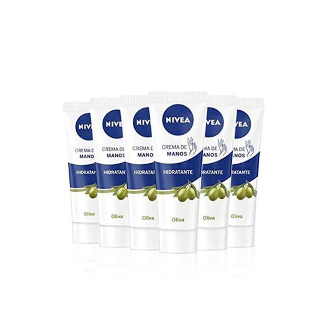 Producto NIVEA Crema de Manos Hidratante Aceite de Oliva en pack de 6