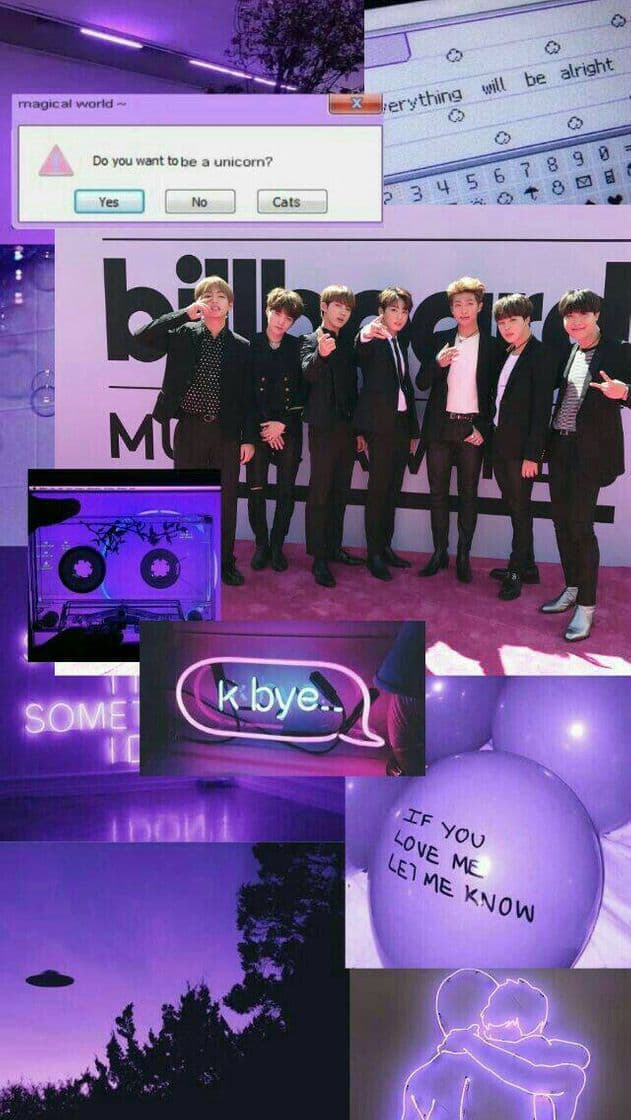 Fashion bts purple wallpaper 🍉