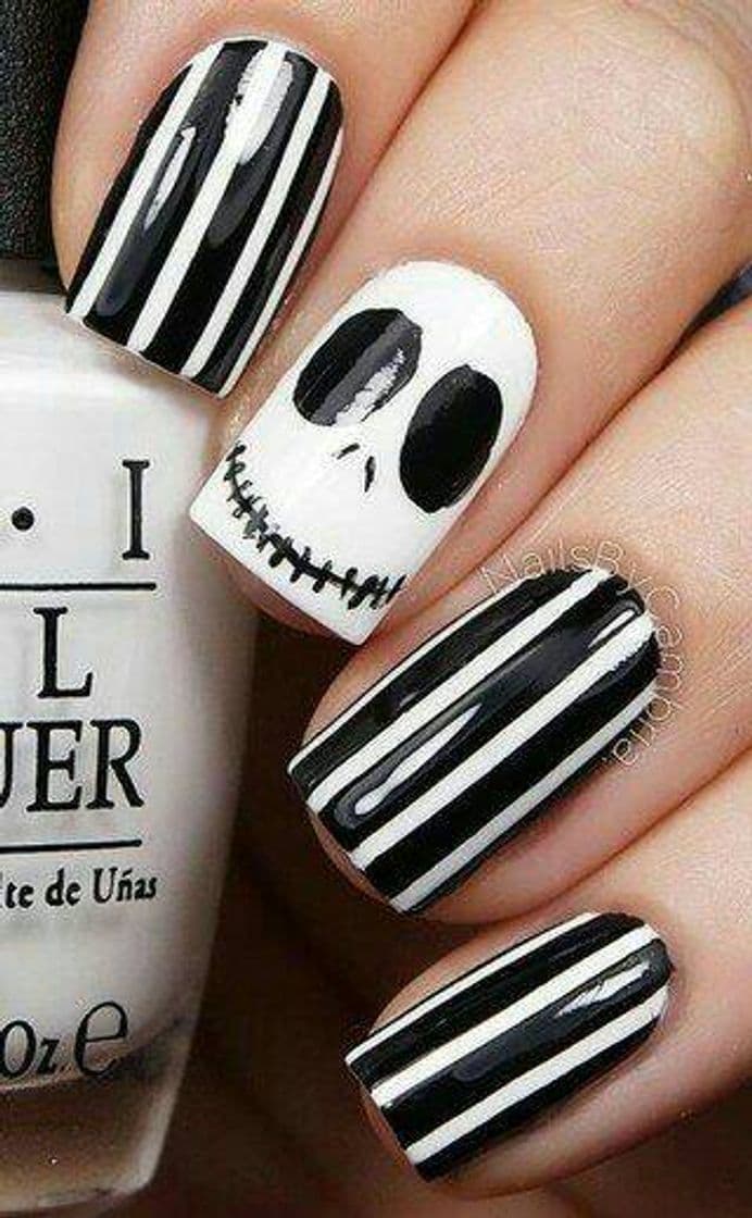 Moda unhas o estranho mundo de jack 🍋