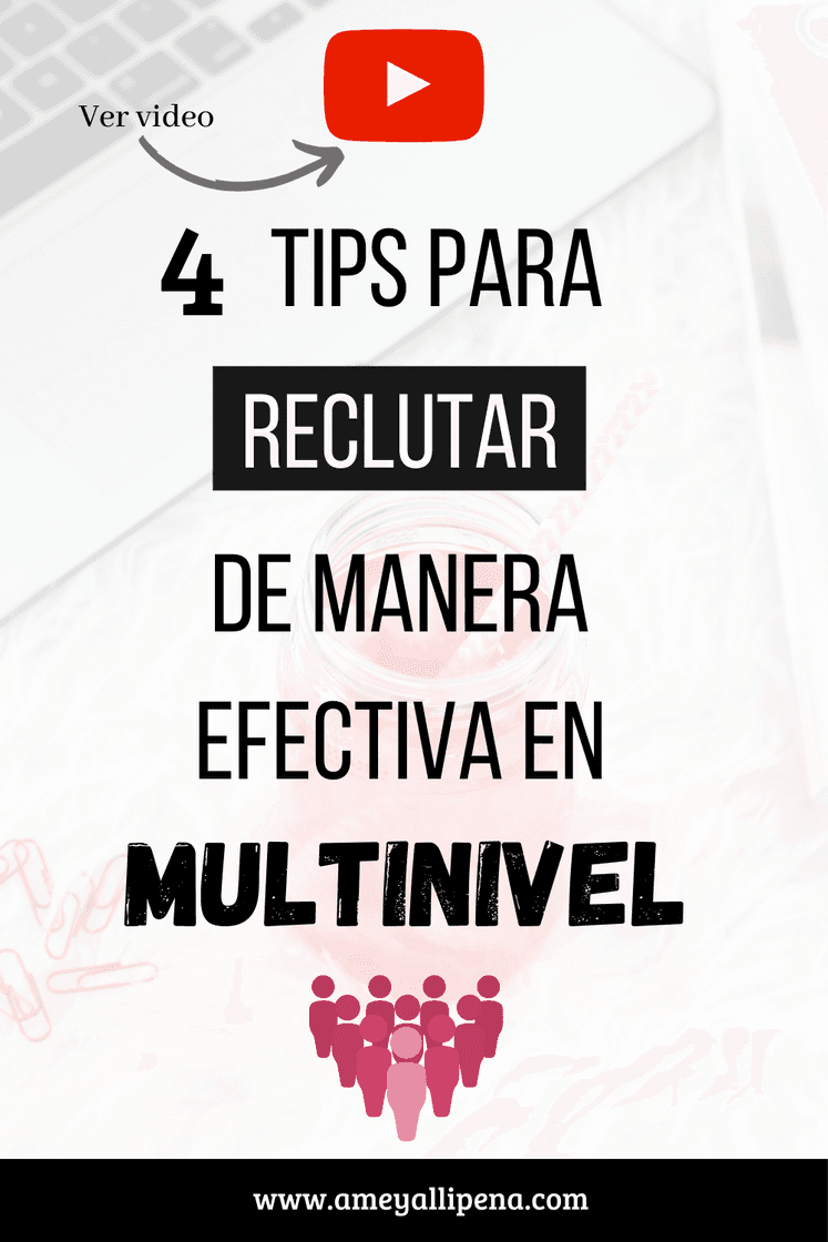 Fashion 4 tips para reclutar de manera efectiva en mercadeo red