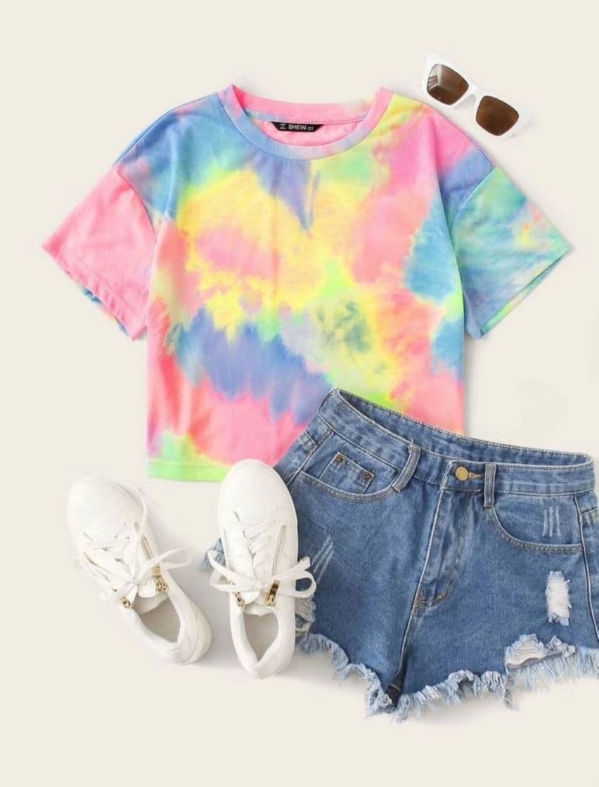 Fashion camiseta - tie dye