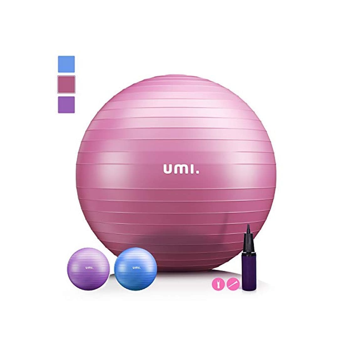 Product UMI. by Amazon -Pelota de Ejercicio Gym Ball para Fitness, Yoga, Pilates,