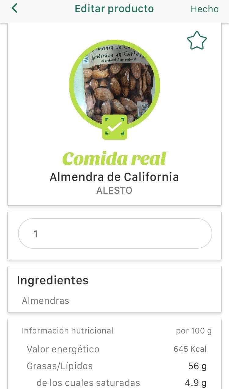 App MyRealFood 