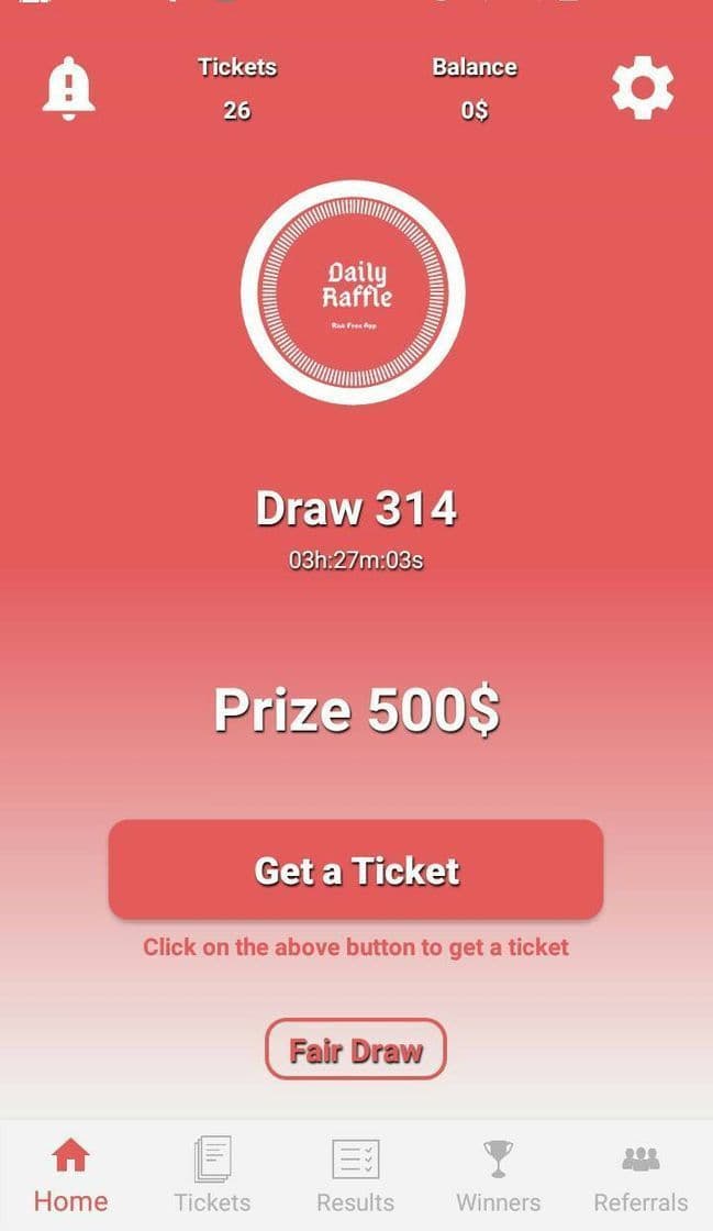 App Daily Raffle