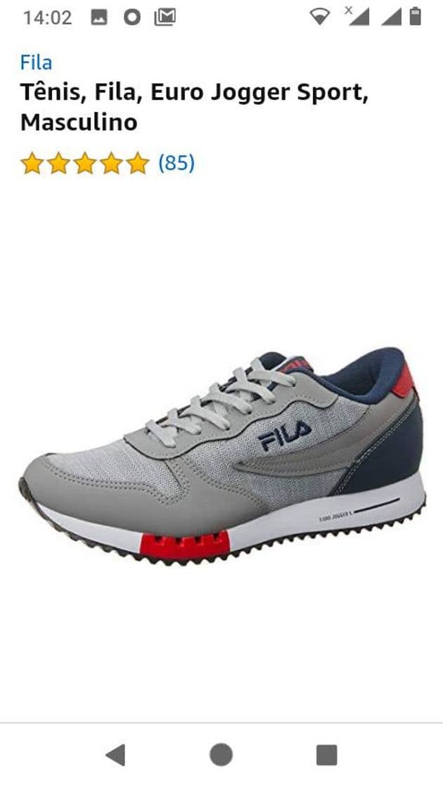 Fashion Tênis, Fila, Euro Jogger Sport, Masculino | Amazon.com.br