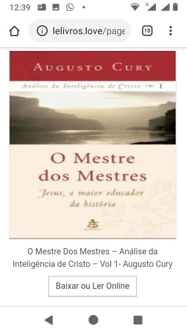 Fashion O Mestre Dos Mestres – Análise da Inteligência de Cristo – Vol 1 ...