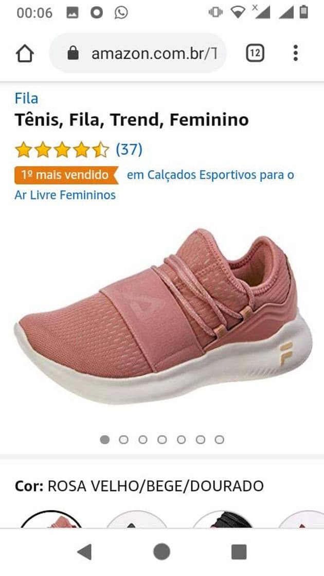 Fashion Tênis, Fila, Trend, Feminino