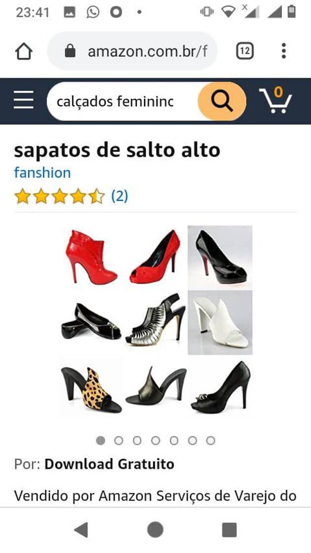 Fashion Sapato de salto alto