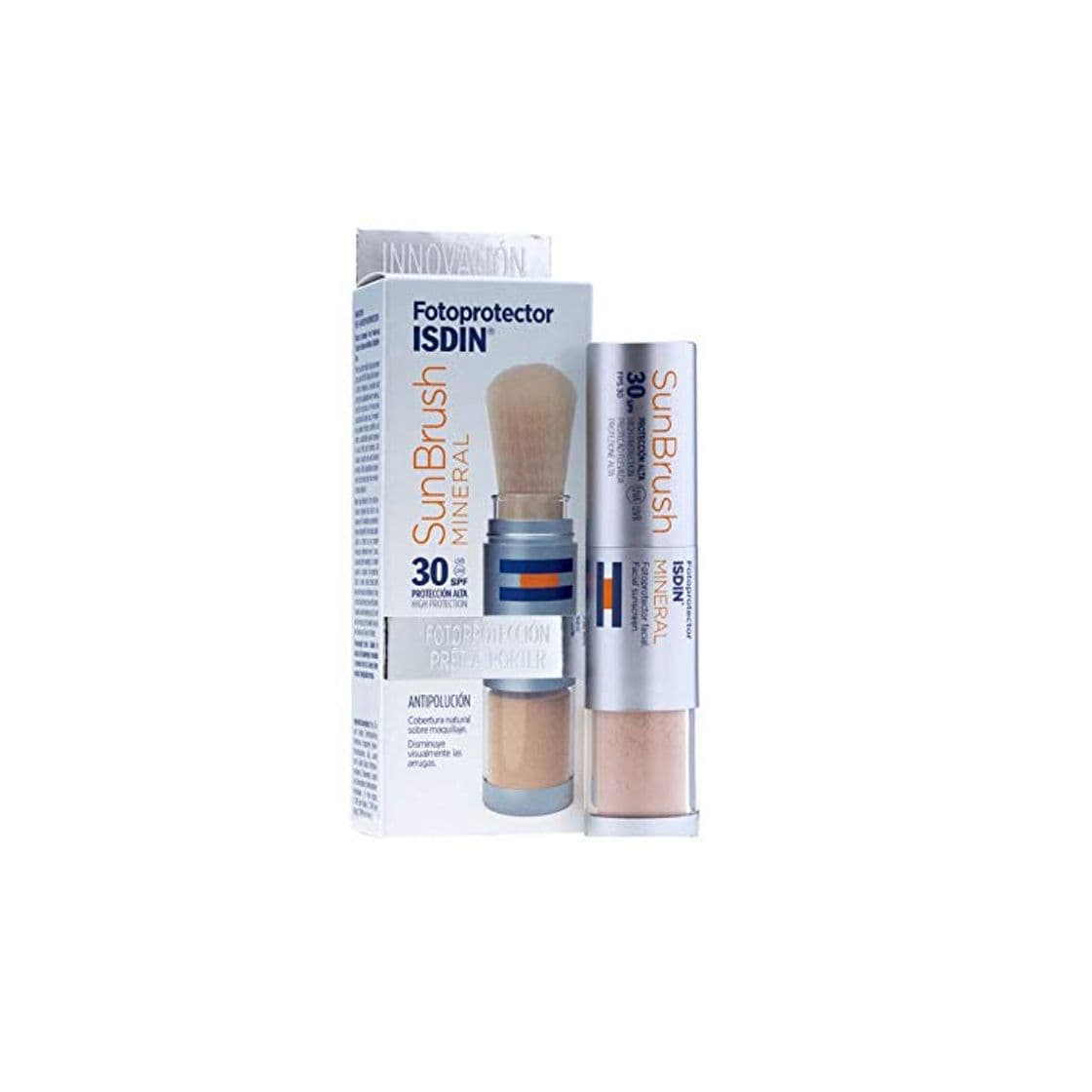 Beauty FOTOPROTECTOR ISDIN SUN BRUSH MINERAL SPF 30+ COVERTURA NATURAL SOBRE MAQUILLAJE 4