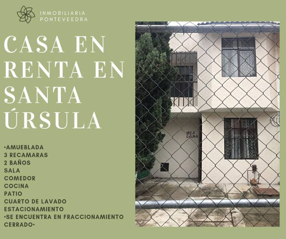 Moda •RENTA DE CASA EN SANTA ÚRSULA APIZACO•