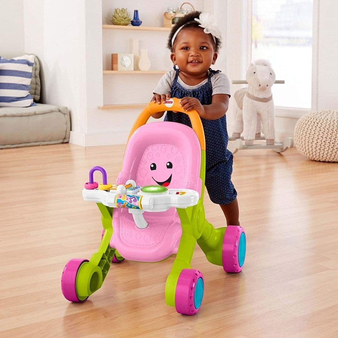 Moda Rie y Aprende Carriola Camina conmigo Fisher Price