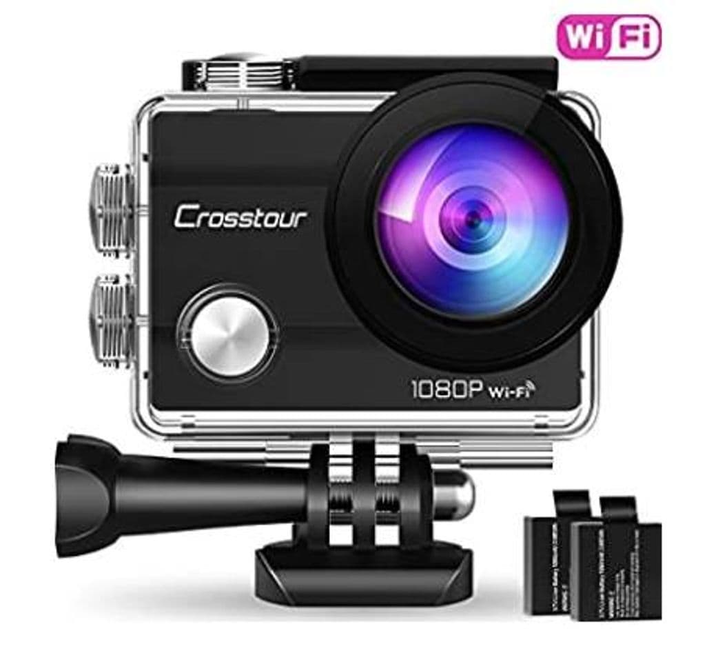 Moda Crosstour Action Camera 1080P Full HD Wi-Fi 14MP PC Webcam W