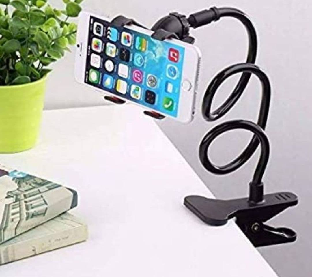 Fashion Suporte Universal Celular Articulado Pescoço Ganso Mesa Cama