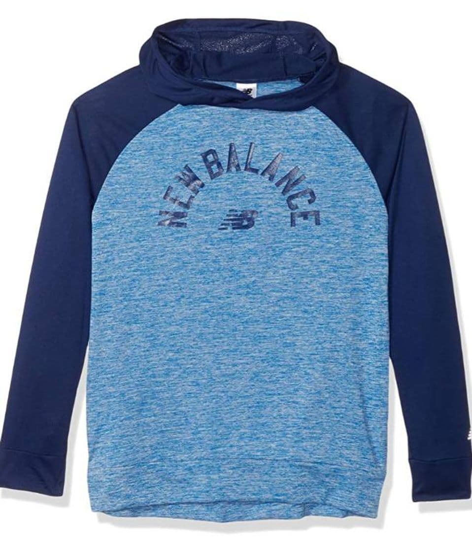 Fashion Boy Hooded Performance Top blue