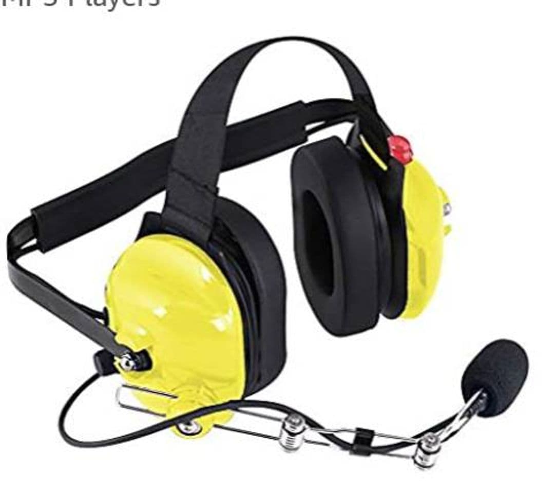 Fashion Rugged Radios H42-YEL Yellow Behind The Head Two-Way Radio H