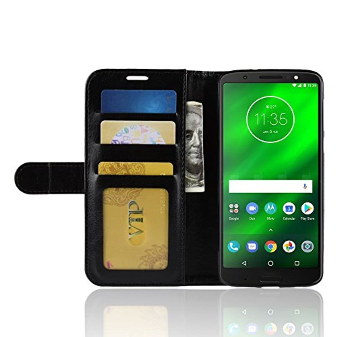 Product Moto G6 Plus Fundas Y Carcasas Billetera Flip Cover Con la Ranura