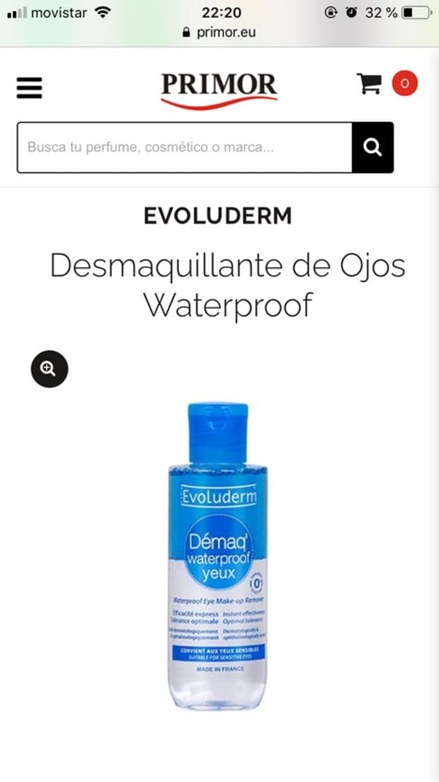 Producto Desmaquillante de ojos 