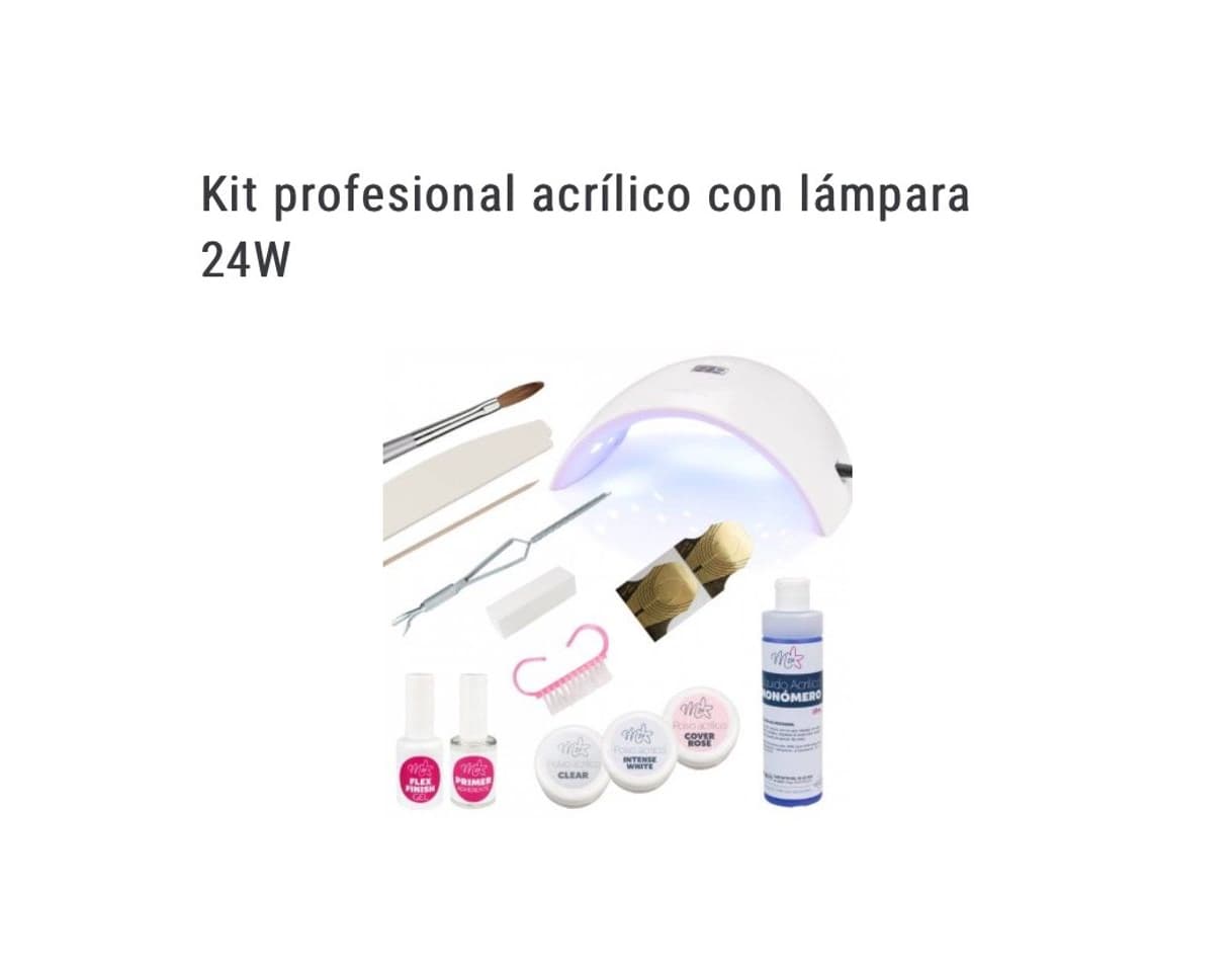 Producto Kit profesional acrílico con lámpara 24W