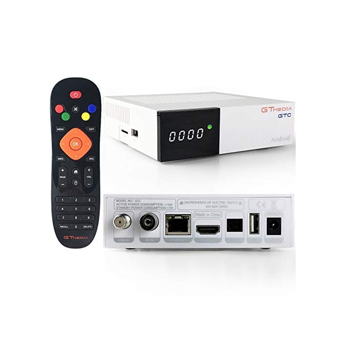 Product GT MEDIA GTC Receptor Satelite Decodificador TDT Android 6.0 TV Box 4K