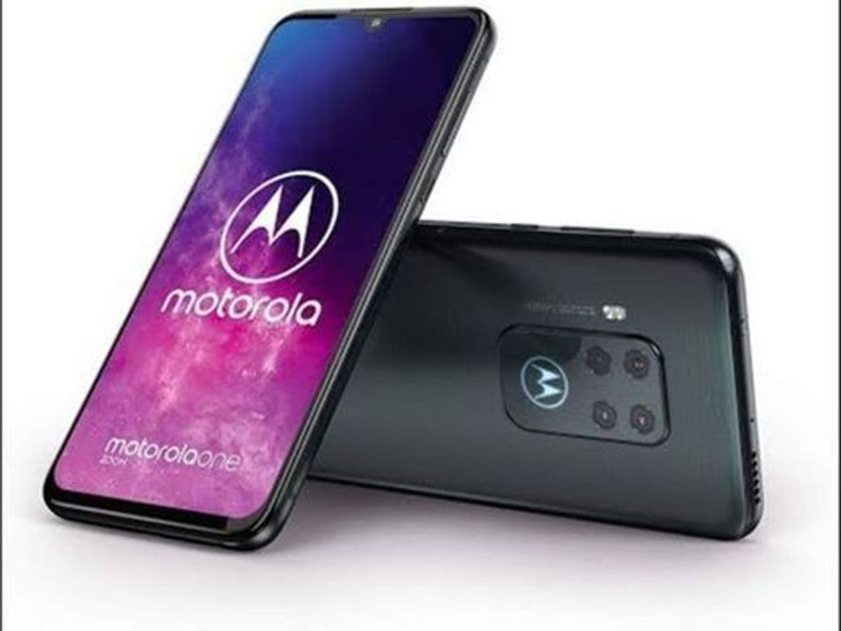 Electrónica Motorola One Zoom con Alexa Hands-Free (Pantalla 6,4" FHD+, Sistema de 4