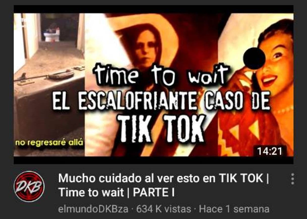 Moda Mucho cuidado al ver esto en TIK TOK | Time to wait - YouTube