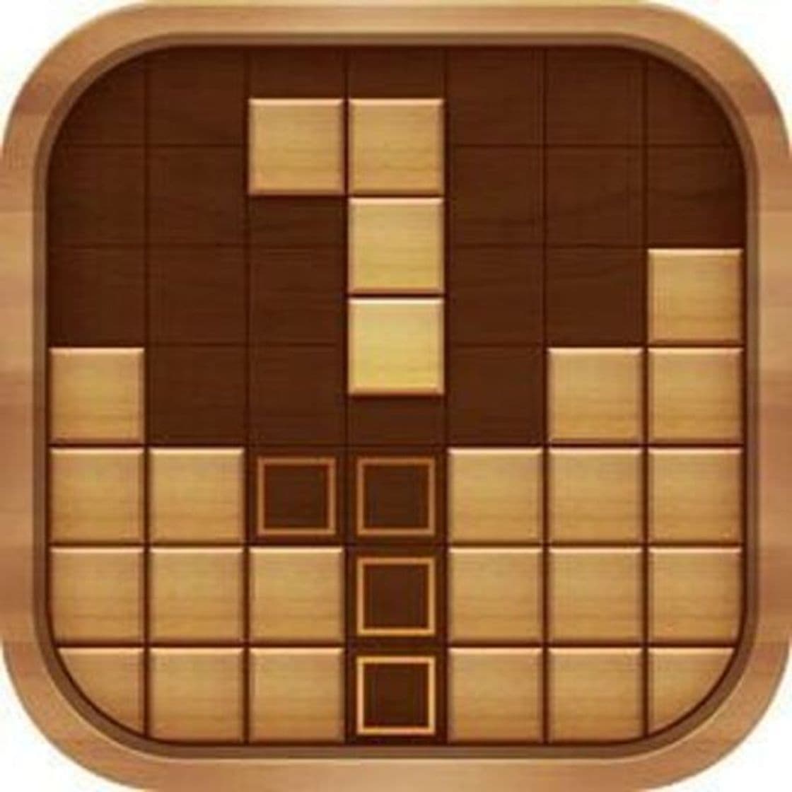 Videogames Block Puzzle Wood