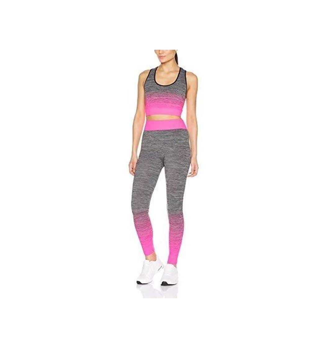 Producto FM London Crop Top and Leggings Conjunto Ropa Deportiva, Rosa