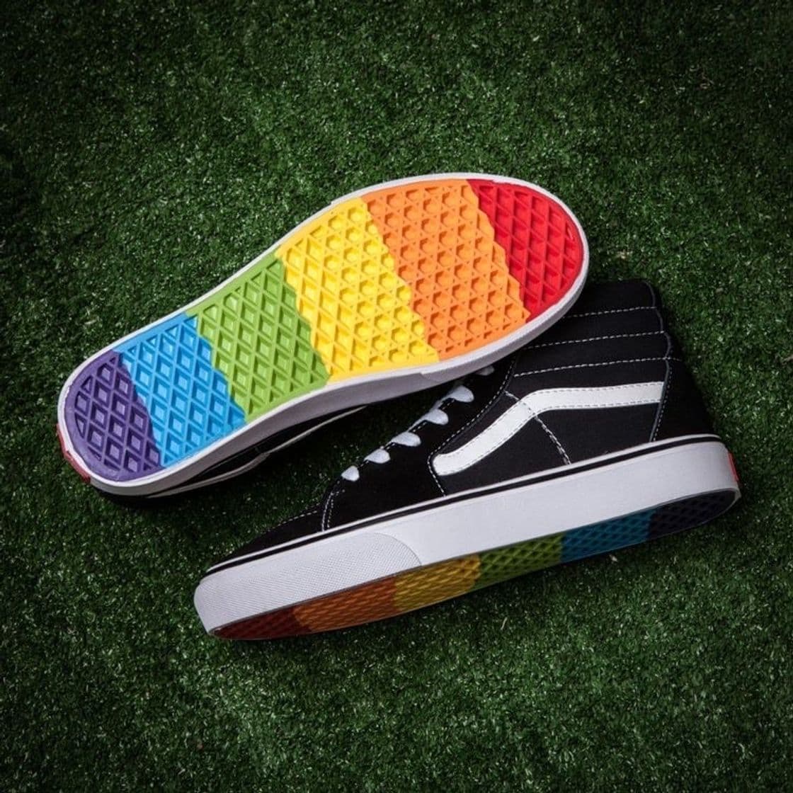 Moda rainbow vans 