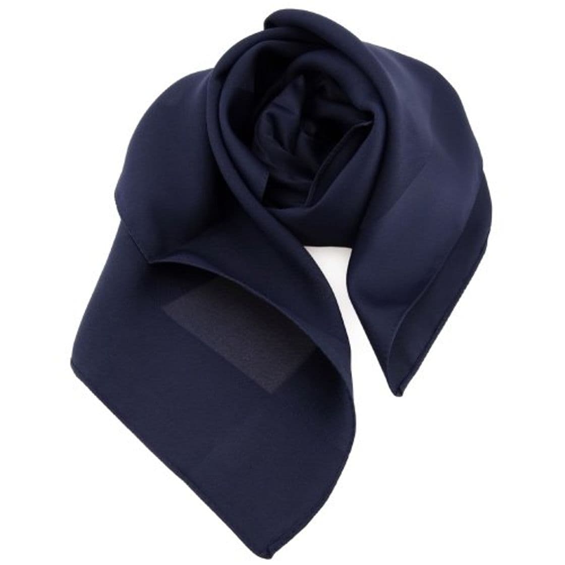 Fashion TigerTie damas pañuelo azul oscuro azul marina monocromo