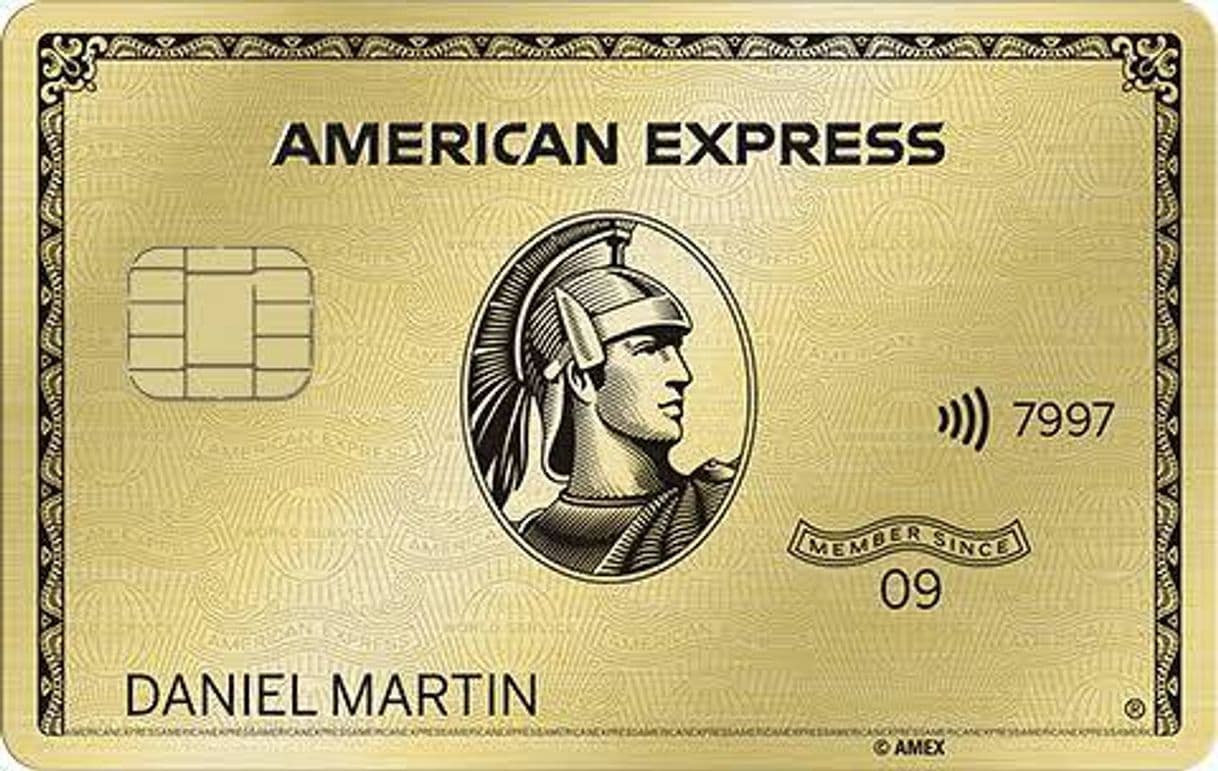 Moda The gold card américan express