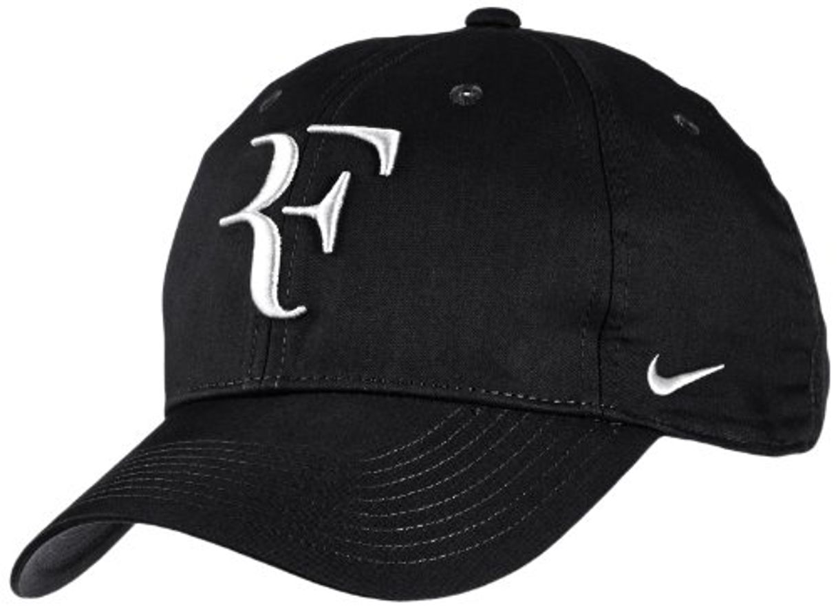 Moda NIKE Kappe Roger Federer Hybrid Gorra, Unisex, Negro/Gris/Blanco