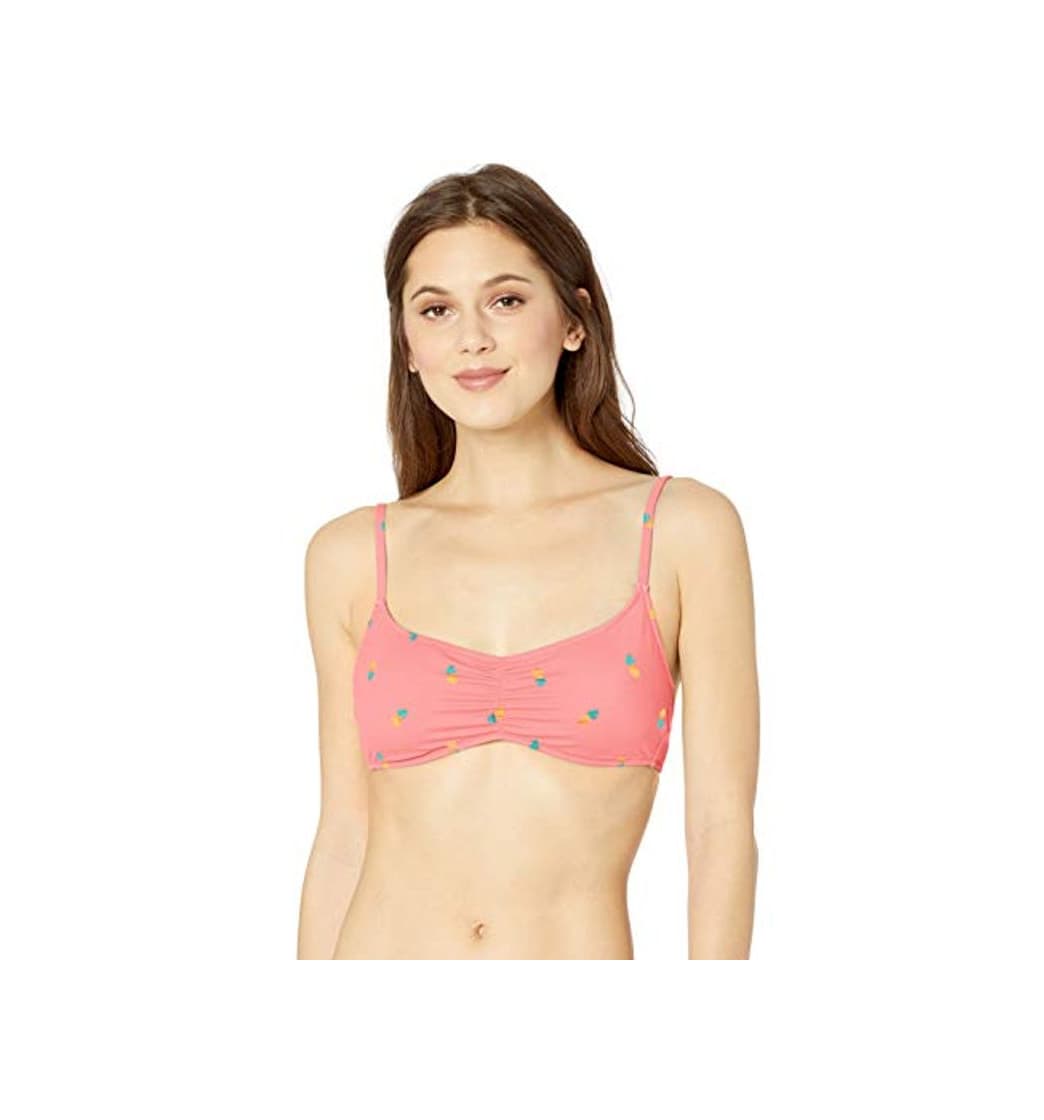 Moda Amazon Essentials - Top de bikini bralette con sujeción ligera para mujer,