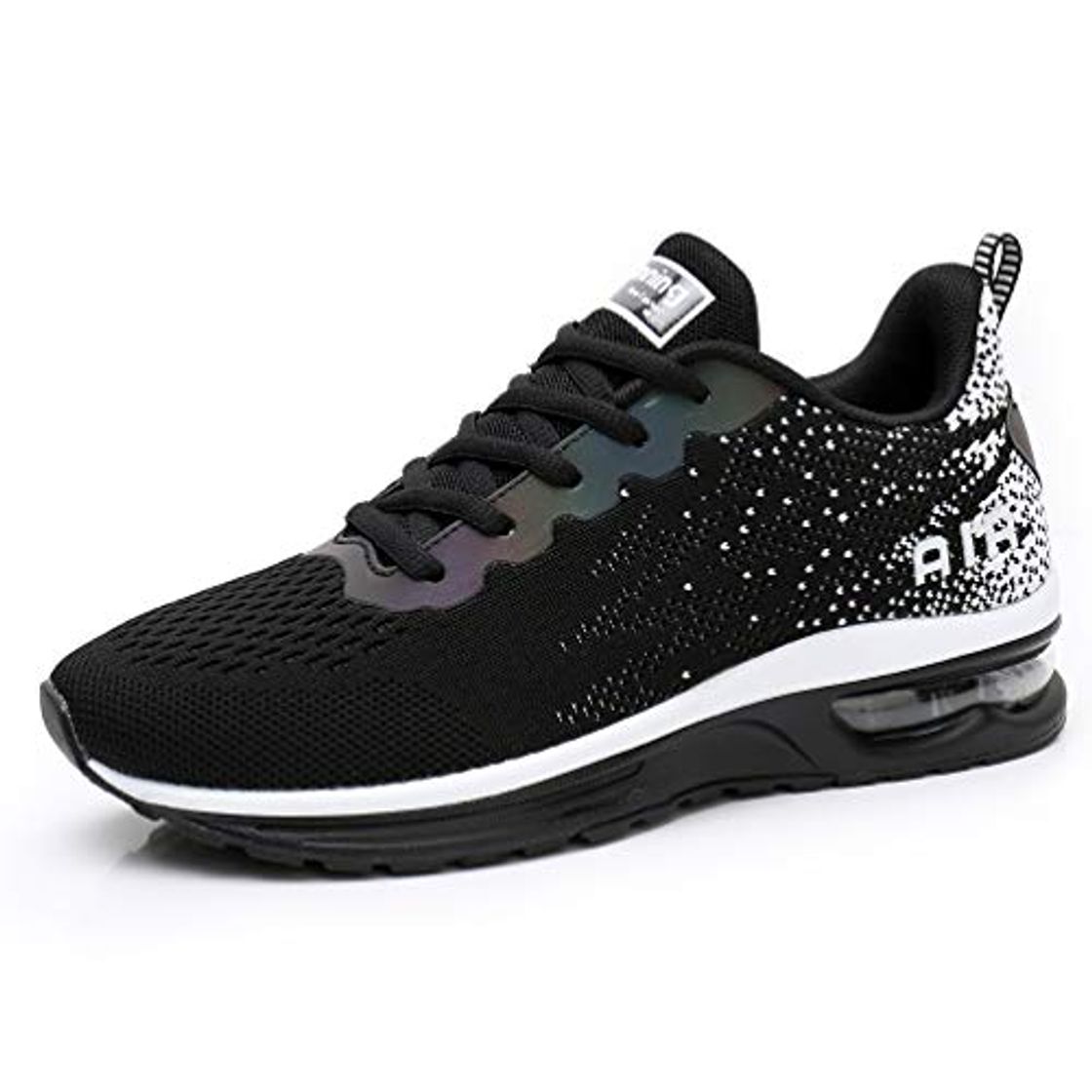 Moda AFFINEST Zapatos para Correr para Mujer Air Zapatillas de Running Ligero y Transpirable Sneakers y Asfalto Aire Libre y Deportes Calzado Negro 39