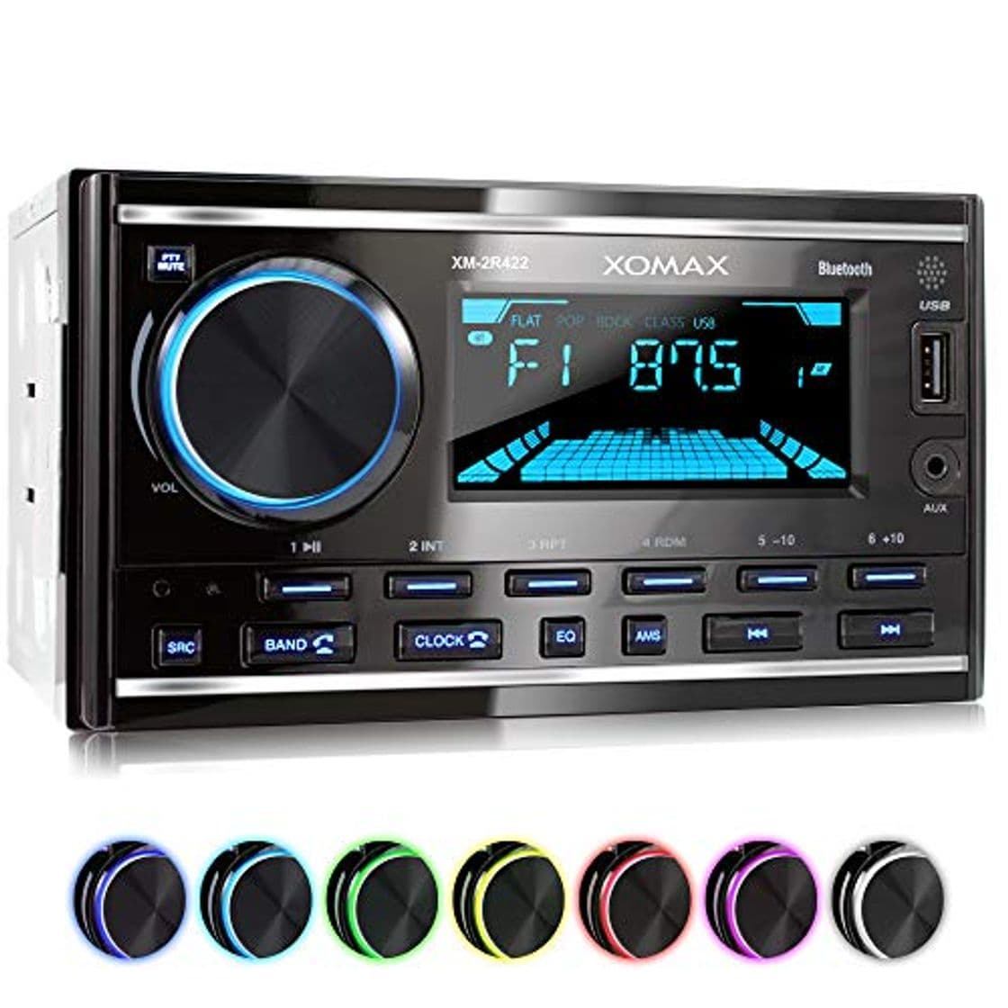 Producto XOMAX XM-2R422 Radio de Coche con Bluetooth I RDS I Am