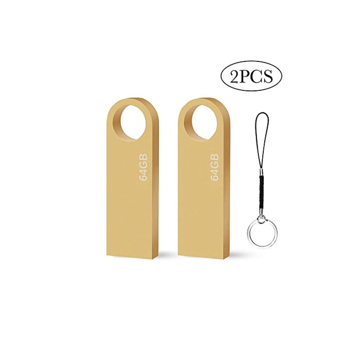 Producto Memorias USB 64 GB [2 Piezas] Mini Pendrive 64GB USB Flash Drive