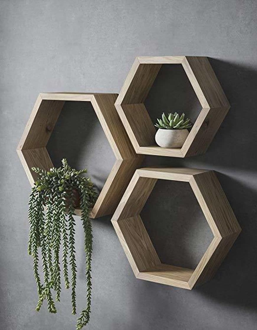 Elemento de la categoría hogar Duck Woodworks estantes hexagonales