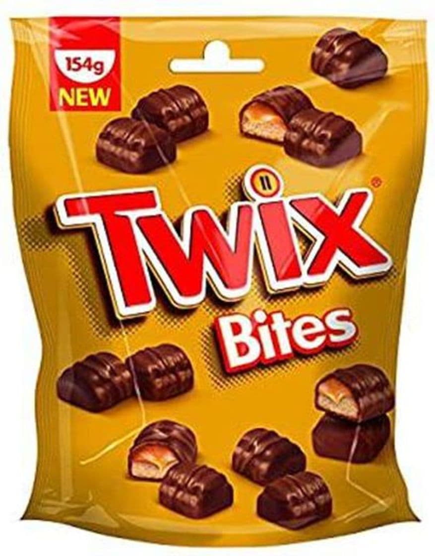 Product TWIX Bites barritas rellenas de caramelo con chocolate con l