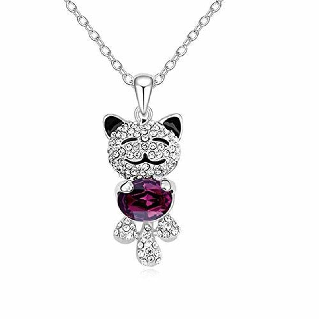 Place RKWEI Collar Suéter Cute Bear Collares con Colgantes Mujeres Colar Jewelry Hecho