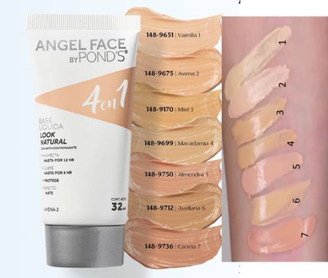 Moda BASE LIQUIDA POND´S ANGEL FACE TONO MACADAMIA