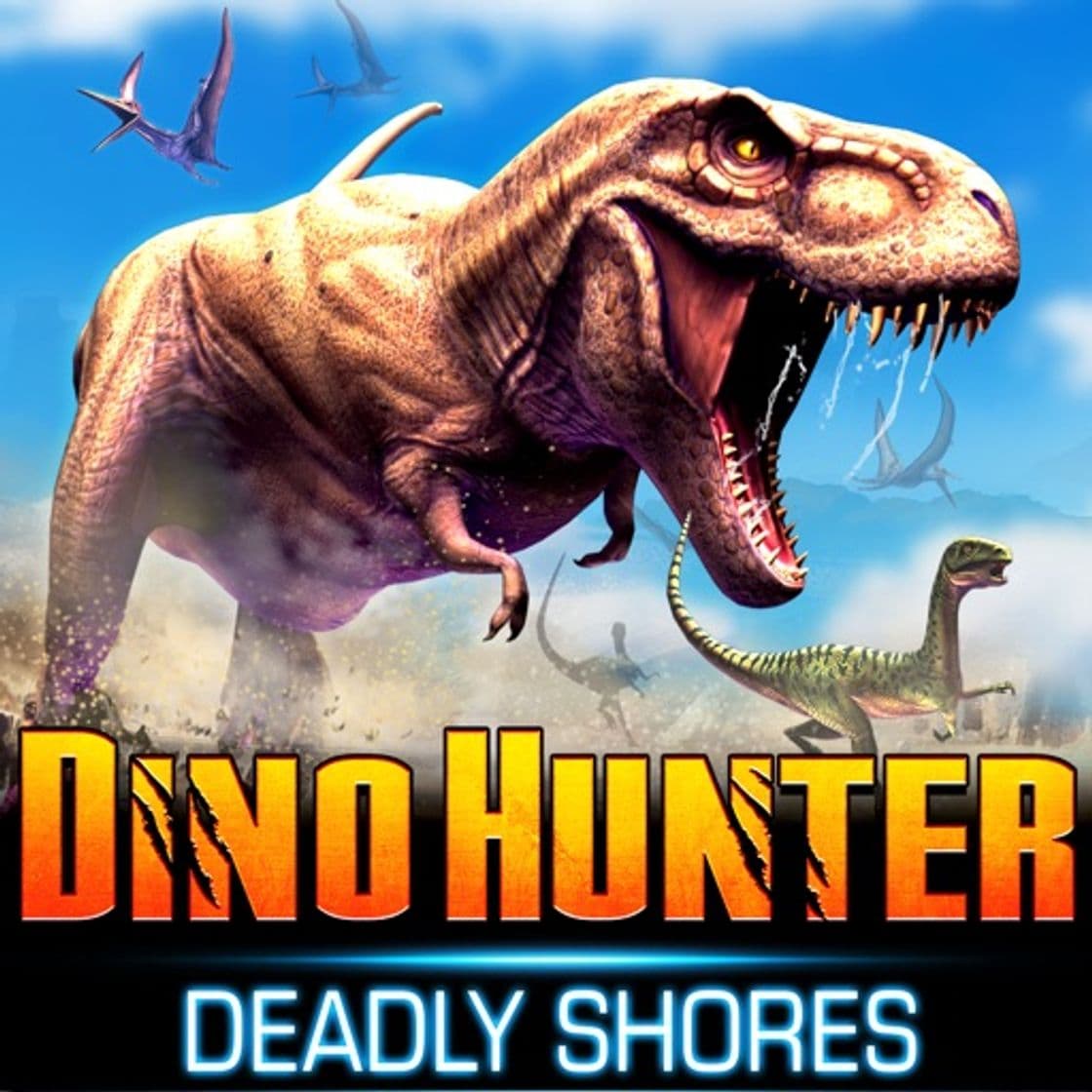 App Dino Hunter: Deadly Shores