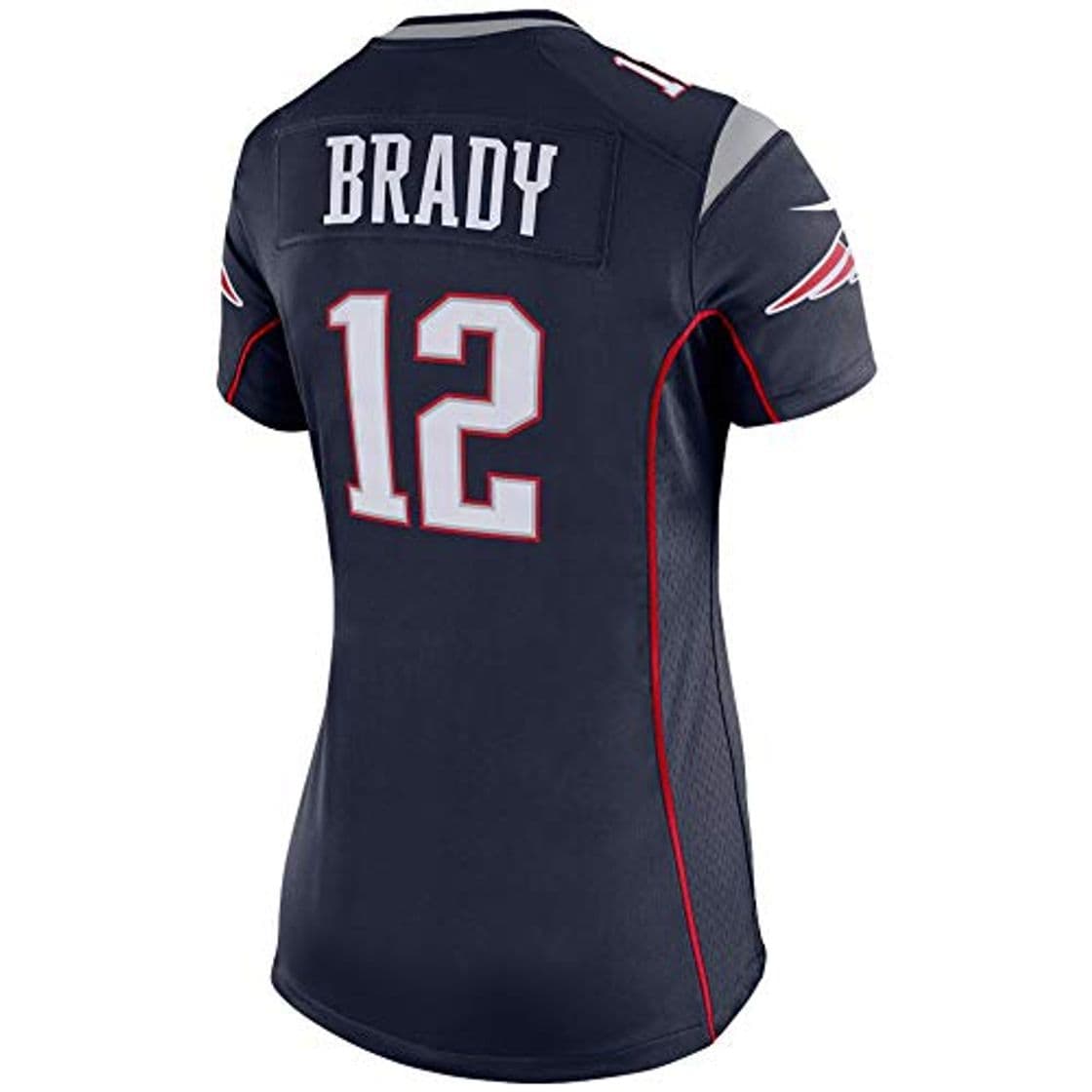 Moda NIKE New England Patriots NFL Game Team Jersey Camiseta de Manga Corta,