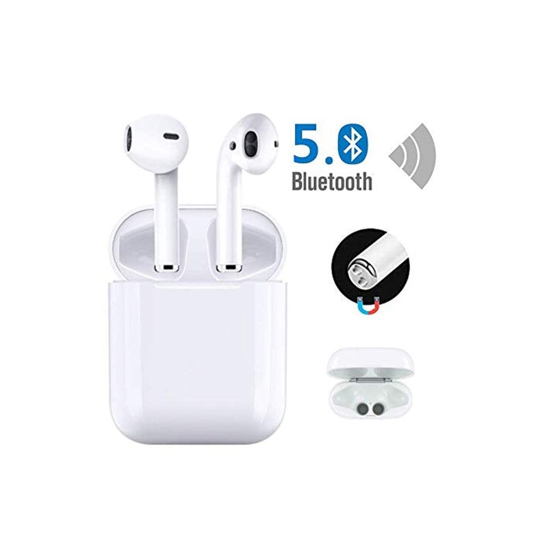 Producto Bluetooth 5.0 Auriculares inalámbricos Bluetooth Auriculares internos IPX5 Auriculares Impermeables con cancelación