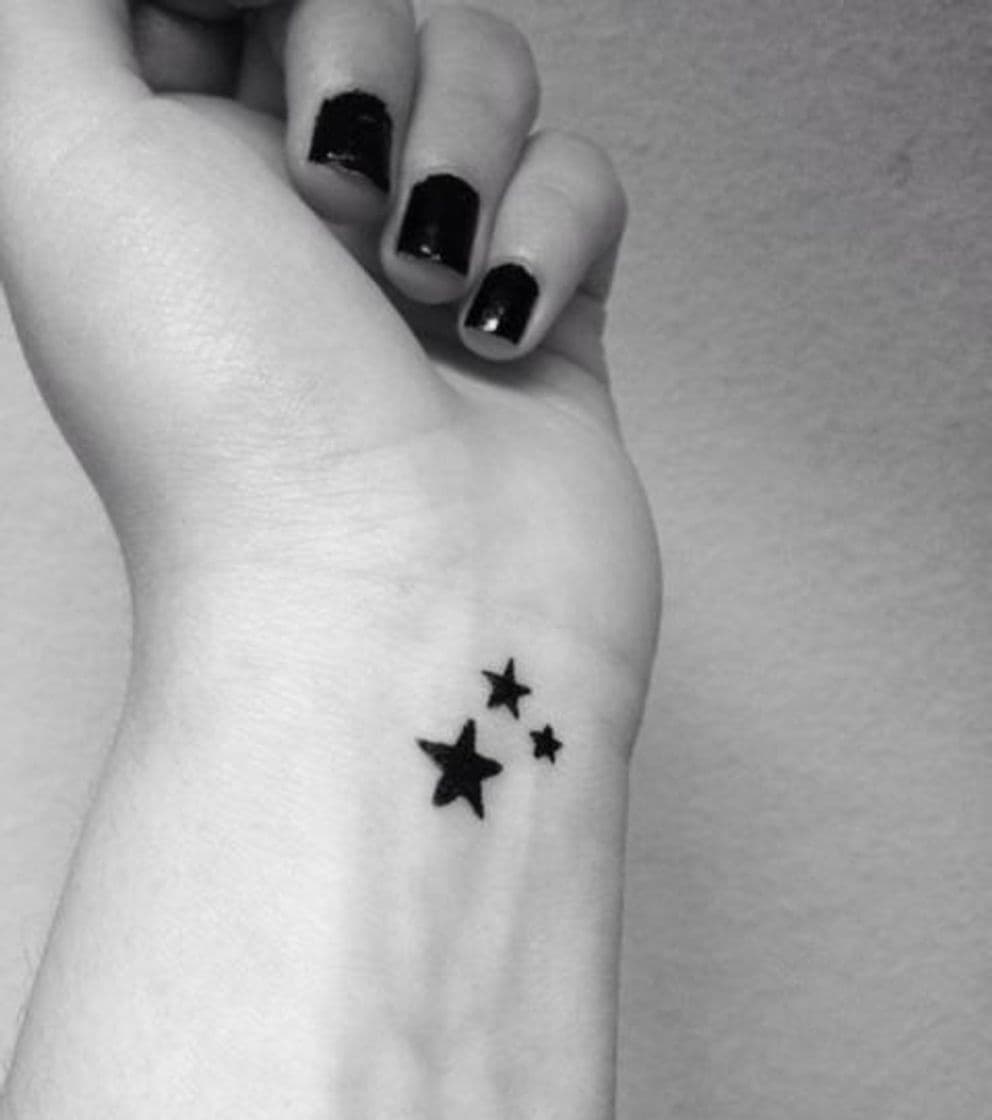 Fashion Tatuagem de estrela