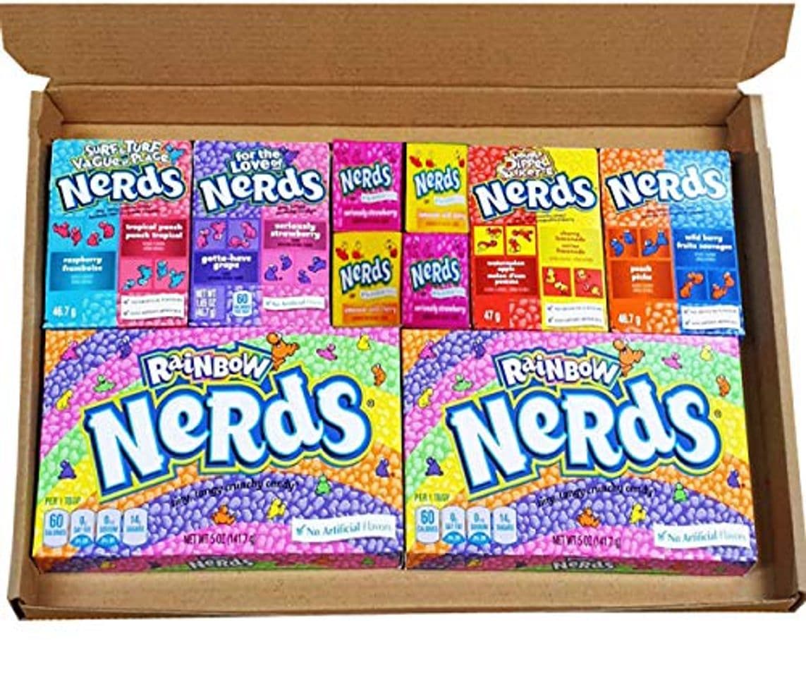 Producto Nerds American Sweets Selection Box Retro Sweets Caja de dulces Rainbow Nerds Sweets Nerds Sweets Box