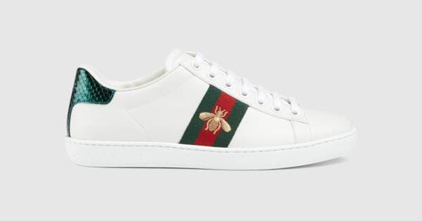 Moda White Women's Ace embroidered sneaker | GUCCI® International