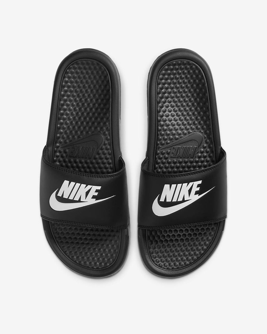 Moda Nike Benassi, Chanclas para Mujer, Negro