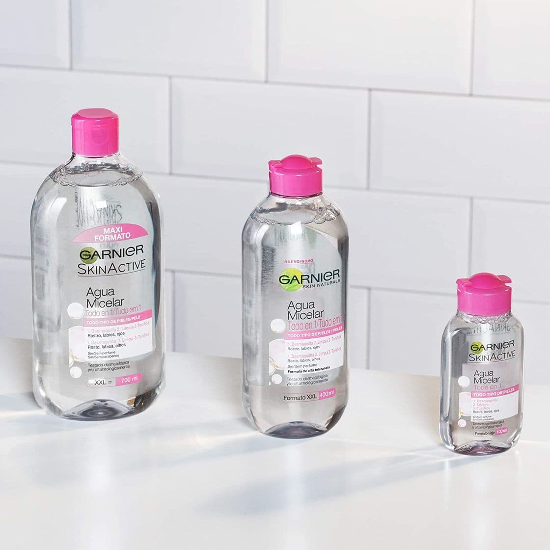 Belleza Agua Micelar Pieles Sensibles, de Garnier Skin Active